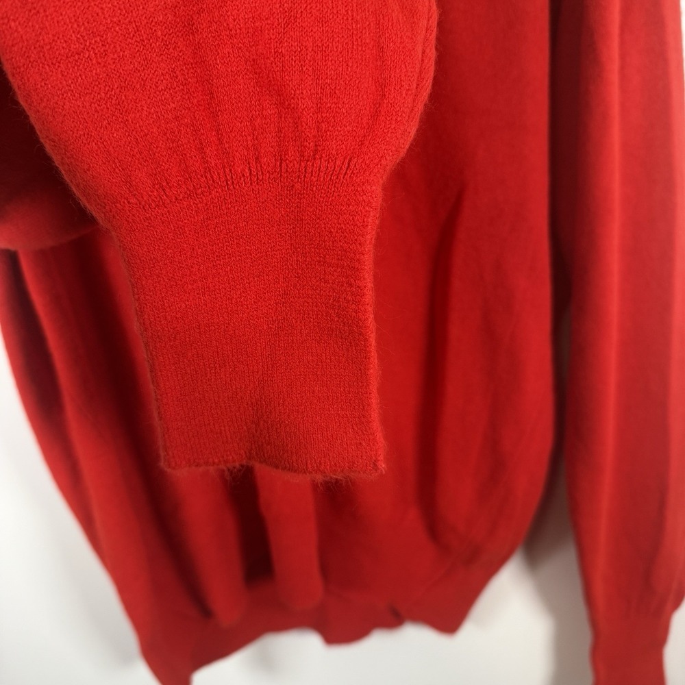 Rutgers Athletics V-Neck Sweater‎ Knit Red College Logo Size XL Etonic - Picture 3 of 6